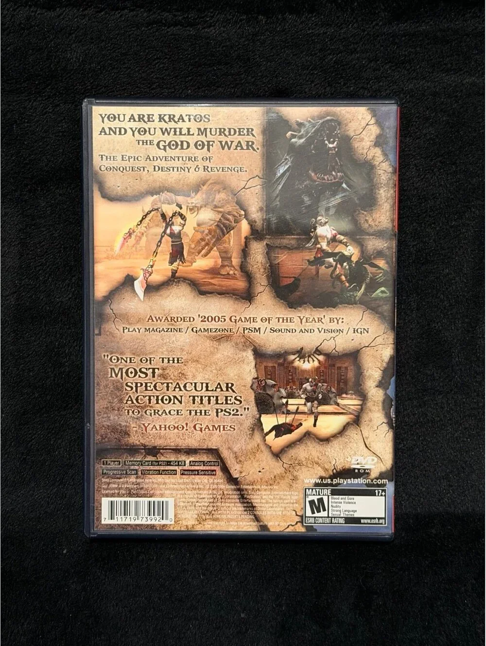 God Of War for PlayStation 2